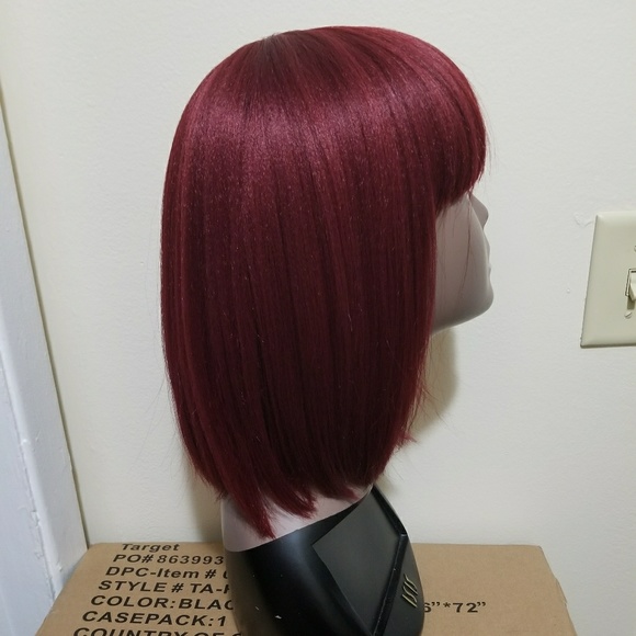 Burgundy China Bang Bob - Picture 4 of 4